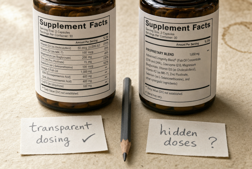 How to Read a Supplement Label: Ingredients, Doses, and Red Flags